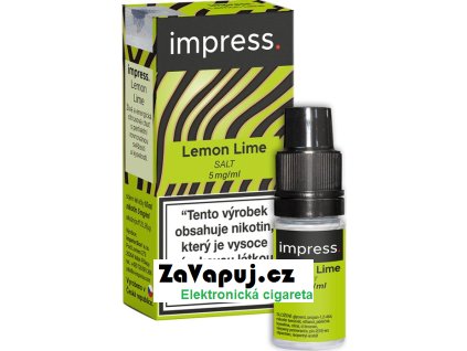liquid impress salt lemon lime 10ml 5mg