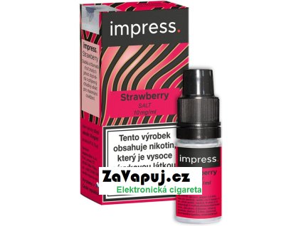liquid impress salt strawberry 10ml 10mg
