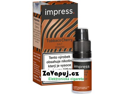 liquid impress salt tobacco cherry 10ml 10mg