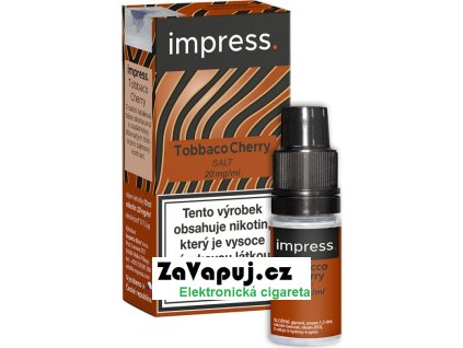 liquid impress salt tobacco cherry 10ml 20mg
