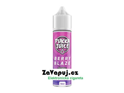 Příchuť Pukka Juice S&V: Berry Blaze (Chladivý černý rybíz a modrá malina) 10ml