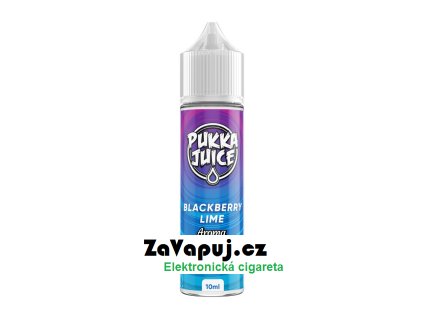 Příchuť Pukka Juice S&V: Blackberry Lime (Chladivá ostružina s citrusy) 10ml