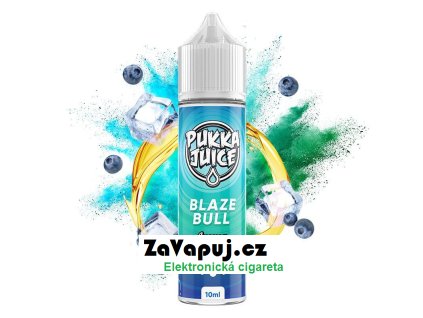 Příchuť Pukka Juice S&V: Blaze Bull (Energeťák s ledem a bobulemi) 10ml