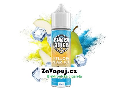Příchuť Pukka Juice S&V: Yellow Pear Ice (Žlutá hruška na ledu) 10ml