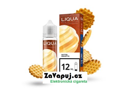 Příchuť LIQUA Mix&Go: Butter Biscotto (Máslová sušenka) 12ml