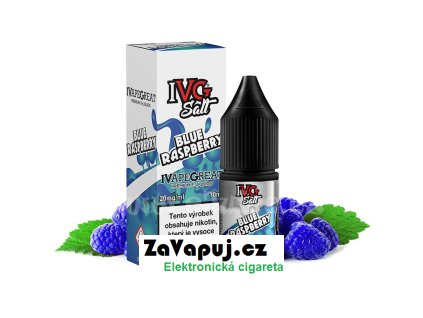 Liquid IVG Salt Blue Raspberry (Modrá malina) 10ml 10mg