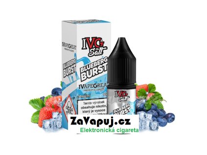 Liquid IVG Salt Blueberg Burst (Chladivá ovocná směs) 10ml 10mg