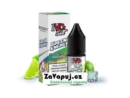 Liquid IVG Salt Green Energy (Ledový energetický nápoj s limetkou) 10ml 10mg