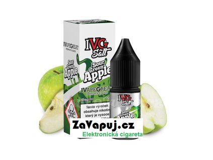 Liquid IVG Salt Sour Green Apple (Kyselé jablečné bonbony) 10ml 20mg