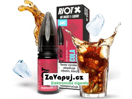 liquid riot x salt cola ice ledova cola 10ml 10mg
