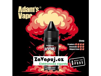 prichut adams vape boom series shake and vape 5ml strawberry cheesecake
