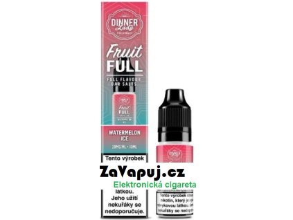 liquid dinner lady bar salts fruit full watermelon ice 10ml 20mg