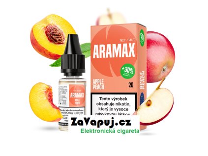 Liquid Aramax Salt Apple Peach (Jablko s broskví) 10ml 20mg