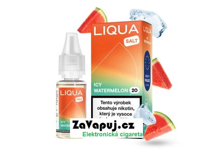 Liquid LIQUA Salt Icy Watermelon (Ledový vodní meloun) 10ml 20mg