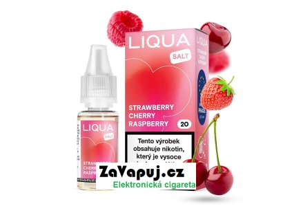 Liquid LIQUA Salt Strawberry Cherry Raspberry (Jahoda, třešeň a malina) 10ml 20mg