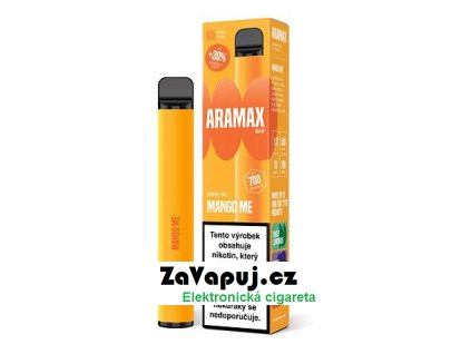 Elektronická cigareta Aramax Bar 700 Mango Me 20mg