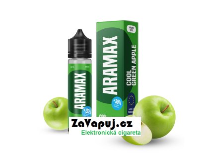 Příchuť Aramax S&V: Cool Green Apple (Chladivé zelené jablko) 10ml