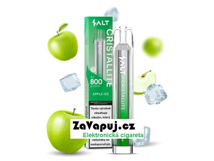 Salt Cristallite Disposable Pod Kit (Apple Ice) 20mg