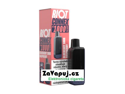 RIOT Connex 1000 předplněná kapsle (Blueberry Sour Raspberry) 10mg
