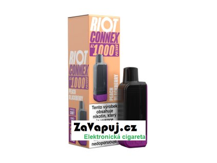 RIOT Connex 1000 předplněná kapsle (Peach Blackberry) 20mg
