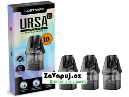 lost vape ursa pod v3 cartridge 1ohm 25ml 3pack