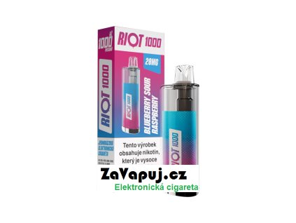 RIOT 1000 Disposable Pod Kit (Blueberry Sour Raspberry) 20mg