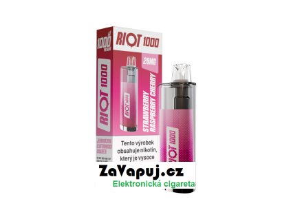RIOT 1000 Disposable Pod Kit (Strawberry Raspberry Cherry) 20mg