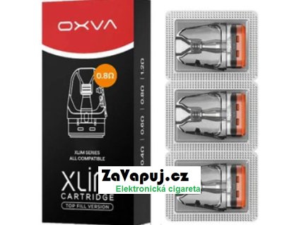 oxva xlim top fill cartridge 08ohm 3ml 3pack