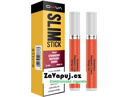 oxva slimstick pods cartridge strawberry raspberry cherry 20mg 2pack