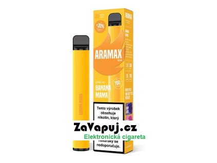 Elektronická cigareta Aramax Bar 700 Banana Mama 20mg