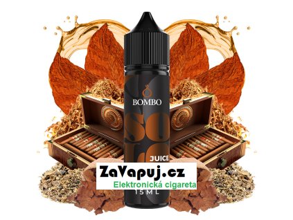 Příchuť Bombo Solo Juice S&V: Tobacco Cubano (Kubánský doutníkový tabák) 15ml