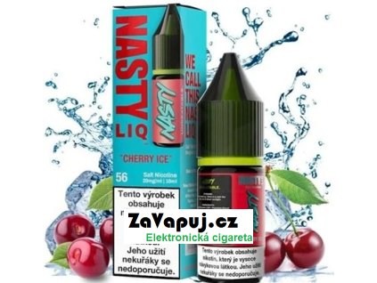 liquid nasty liq salt cherry ice 10ml 10mg tresen led