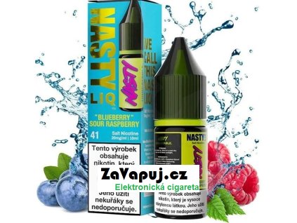 liquid nasty liq salt blueberry sour raspberry 10ml 10mg boruvka malina