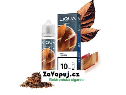 Příchuť LIQUA Mix&Go: Sweet Tobacco (Tabák s karamelem a vanilkou) 10ml