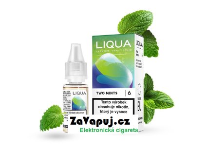 LIQUA Two Mints (Mentol a máta) 10ml 0mg