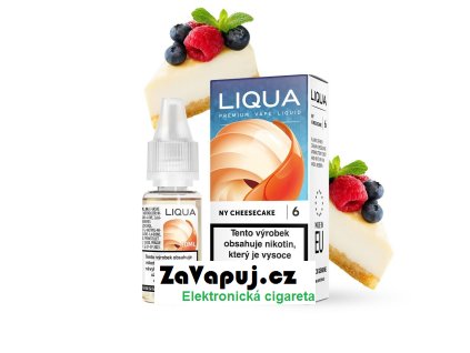 Liquid LIQUA NY Cheesecake (Tradiční cheesecake) 10ml 12mg