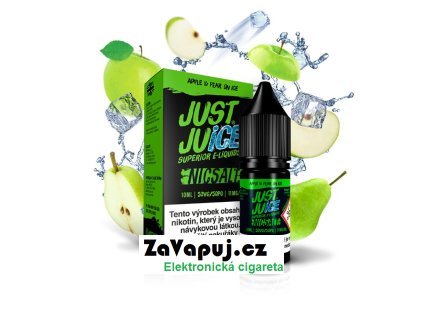 Liquid Just Juice Salt Apple & Pear On Ice (Ledové jablko a hruška) 10ml 20mg