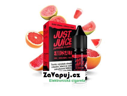Liquid Just Juice Salt Blood Orange, Citrus & Guava (Červený pomeranč, citron a guava) 10ml 20mg