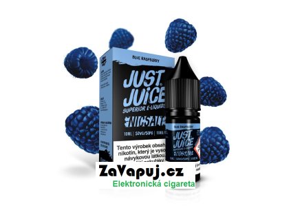 Liquid Just Juice Salt Blue Raspberry (Modrá malina) 10ml 20mg