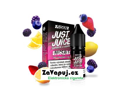 Liquid Just Juice Salt Fusion Berry Burst & Lemonade (Lesní ovoce s citronem) 10ml 20mg