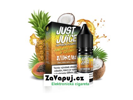 Liquid Just Juice Salt Pineapple, Papaya & Coconut (Ananas, papája & kokos) 10ml 11mg