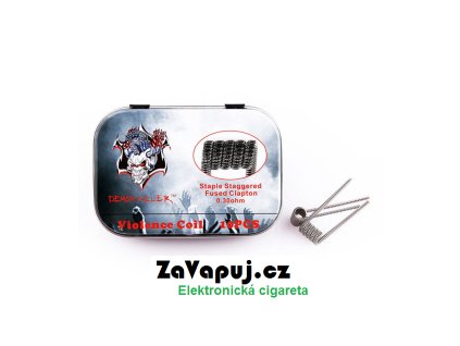 Předmotané spirálky Kanthal Violence Staple Staggered Fused (0,3ohm) - Demon Killer (10ks)