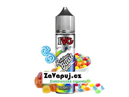 Příchuť IVG S&V: Menthol Rainbow Blast (Chladivé sladké bonbony) 18ml