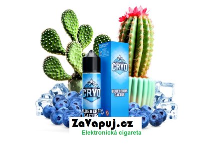 Příchuť Infamous Cryo S&V: Blueberry Cactus (Ledové borůvky s kaktusem) 10ml