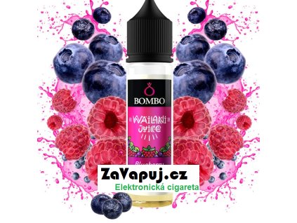 prichut bombo wailani juice sv 15ml blueberry and raspberry boruvka a malina