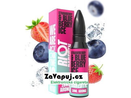 prichut riot bar edtn sv 10ml strawberry blueberry ice ledova jahoda boruvka