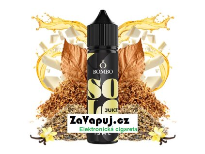 prichut bombo solo juice sv 15ml smooth tobacco jemna tabakova smes