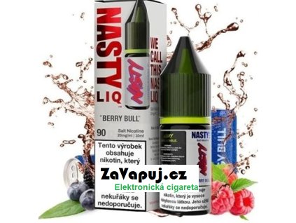 liquid nasty liq salt berry bull 10ml 10mg malina boruvka otruzina napoj