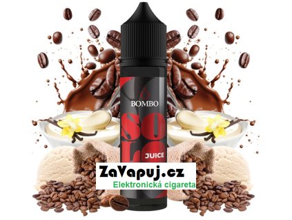 prichut bombo solo juice sv 15ml coffee vanilla custard cream kava s vanilkovym kremem