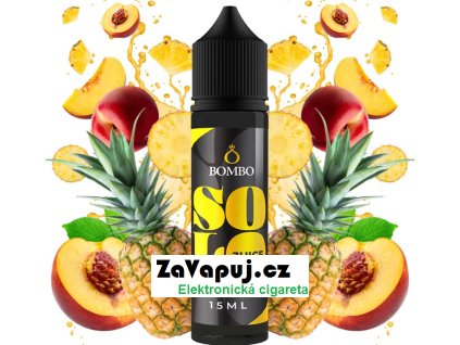 prichut bombo solo juice sv 15ml pineapple peach ananas a broskev